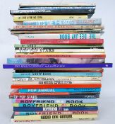 ANNUALS; A good collection of assorted music / tv related annuals and books to include Boyfriend,