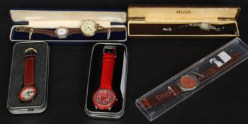 A collection of assorted wrist watches to include vintage cocktail,