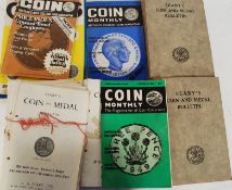 A collection of early to mid 20th century coin colltiong books
