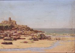 James Stephen YABSLEY; 1914 - Edwardian oil on board painting, signed to lower corner. Framed.