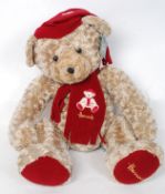 A 20th century 1999 Harrods Christmas Bear,