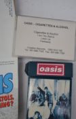OASIS; An original rare Oasis ' Cigarettes & Alcohol ' Creations Demo cassette tap,