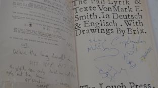 THE FALL; An original rare sought after ' The Fall ' ' Lyrics ' By Mark E Smith lyric songbook,