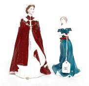 2 Royal Worcester ceramic figurines.