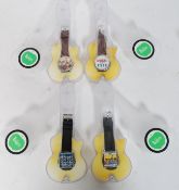 BEATLES WATCHES; A collection of 4x Apple Corps Beatles Watches.