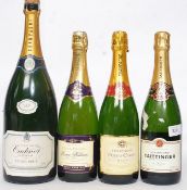 A good collection of champagne to include Tattinger, Oudinot, Prince WIlliam,