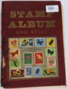 A vintage 20th century stamp album containing various countries,