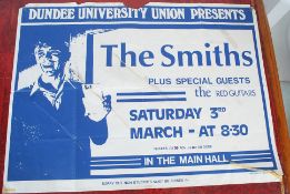THE SMITHS - An original early 1980's tour poster.