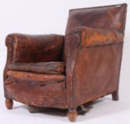 An excellent 1930's Art Deco French club armchair.