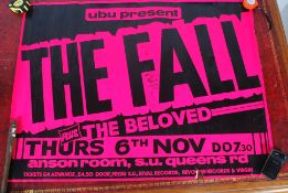 THE FALL - The Fall signed tour poster with support from The Beloved,
