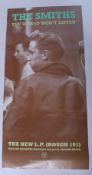 THE SMITHS - The Smiths 1987 promo poster for 'The World Won't Listen'.