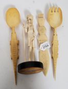 An early 20th century African carved fig