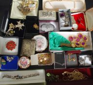 COSTUME JEWELLERY: A good selection of a