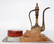 A Turkish / Arabic teapot together with