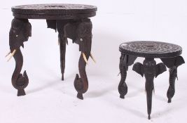 Two early 20th Century Anglo-Indian hard