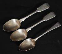 2 Victorian silver hallmarked teaspoons