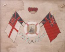 A World War One  framed and glazed forge