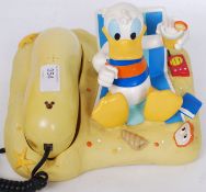 A retro novelty telephone of Donald Duck