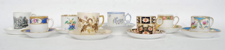 A collection of teacups and saucers to i