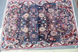 A good Persian Islamic rug having centra