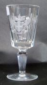 An imposing Waterford cut glass goblet e