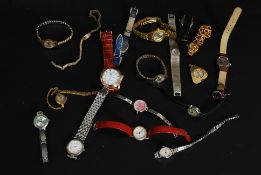 A collection of ladies wristwatches to i