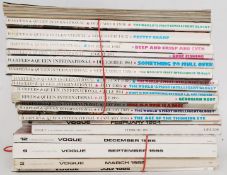 A collection of 1980's Vogue & Harpers f