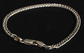 An Italian serpentine linked ladies bracelet. Stamped Italy 925. Total weight 4.5g.