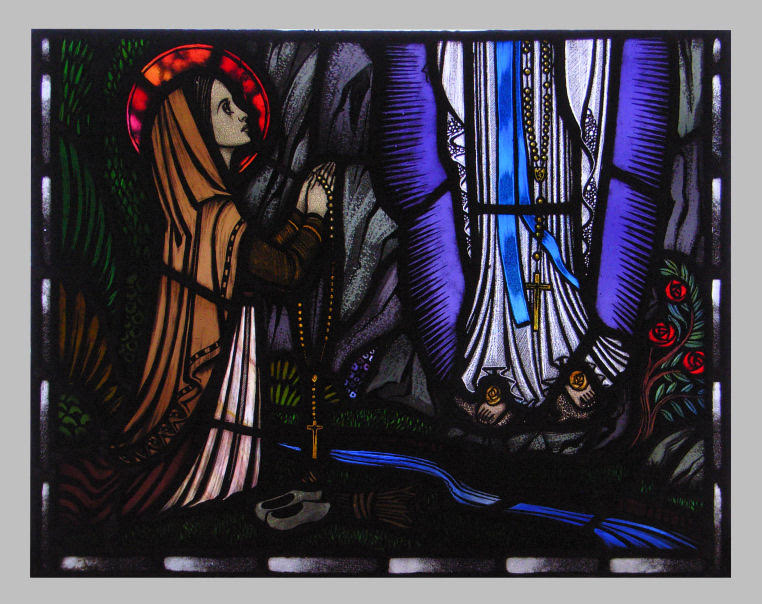 Fine Stained Glass Window by Wm. Dowling