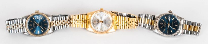 Gents Fashion Copy Watches ( 3 ) In Total.