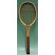 Nice Slazenger'The Demon' wooden tennis racket having an oval head^ with a regular handle^ a concave - Image 1 of 2