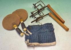 Rare Sykes table tennis set - consisting of two small bats^ marked Sykes 