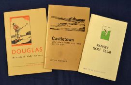 3x Isle of Man golf club handbooks from the 1930s onwards to include together with 