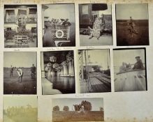 Photograph Album containing a large quantity of original black and white sporting photographs dating