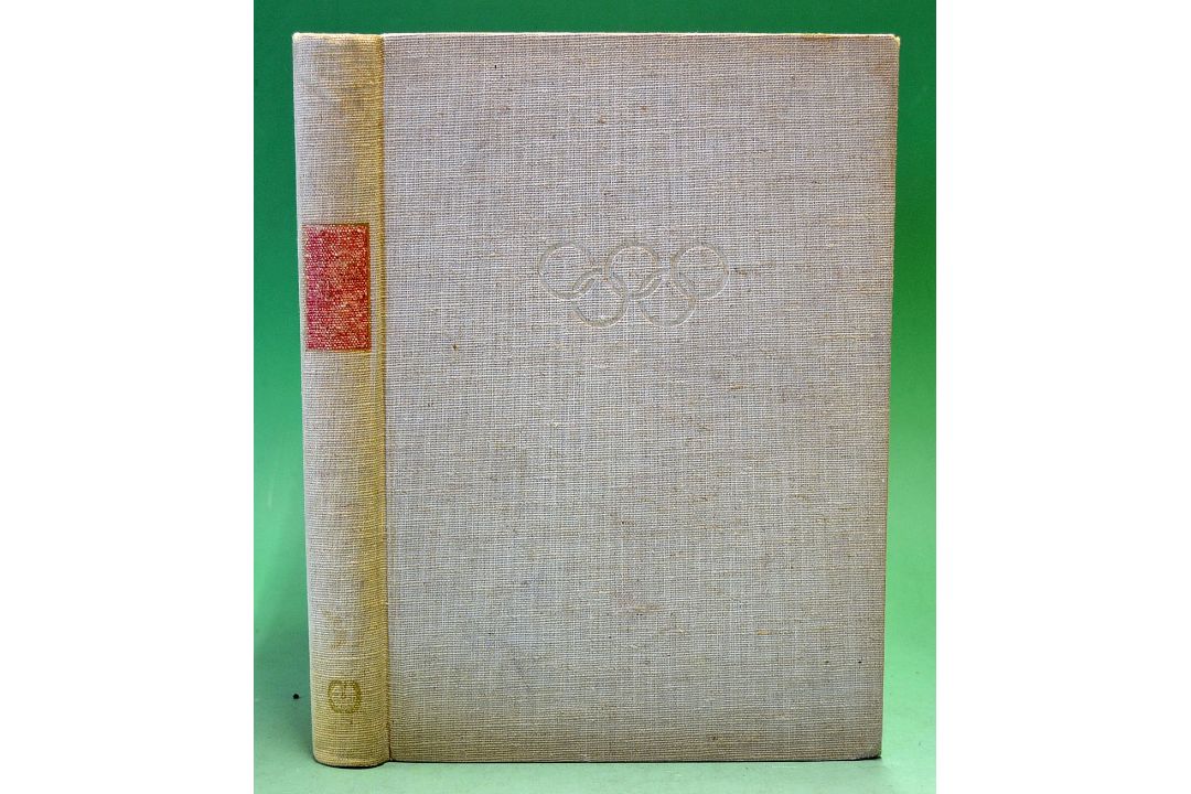 Interesting 1952 Helsinki Olympic Games official report in original cloth embossed boards^ a rare
