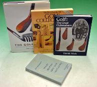 Golf Collecting Reference Books to include Jeffrey B Ellis -