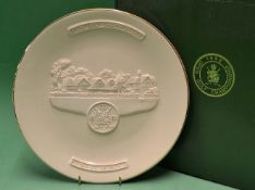 1993 Royal St George's Open Golf Championship commemorative bone china embossed plate -