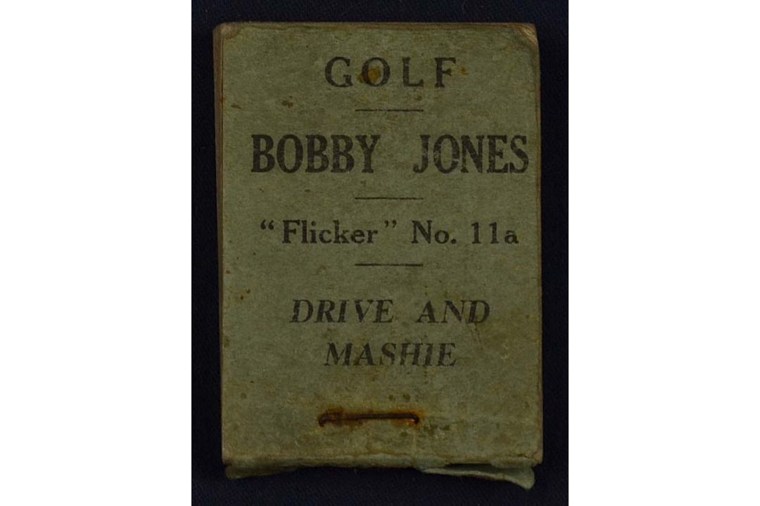Bobby Jones Flicker Golf book titled No.11a "Driver and Mashie"  slight staple rust publ'd by