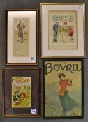 4x early golfing coloured magazine advertisements - to include Paterson's 