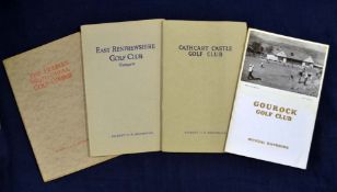 3x Scottish golf club handbooks from the 1930s onwards to include 3x Robert H.K Browning 
