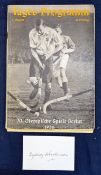 1936 Berlin Olympics programme (in German) dated 05/08/36 comprising Semi-finals and finals of Men's
