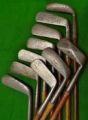 10x assorted blade putters to incl Tom Stewart bent neck^ Anderson Diamond back stamped 