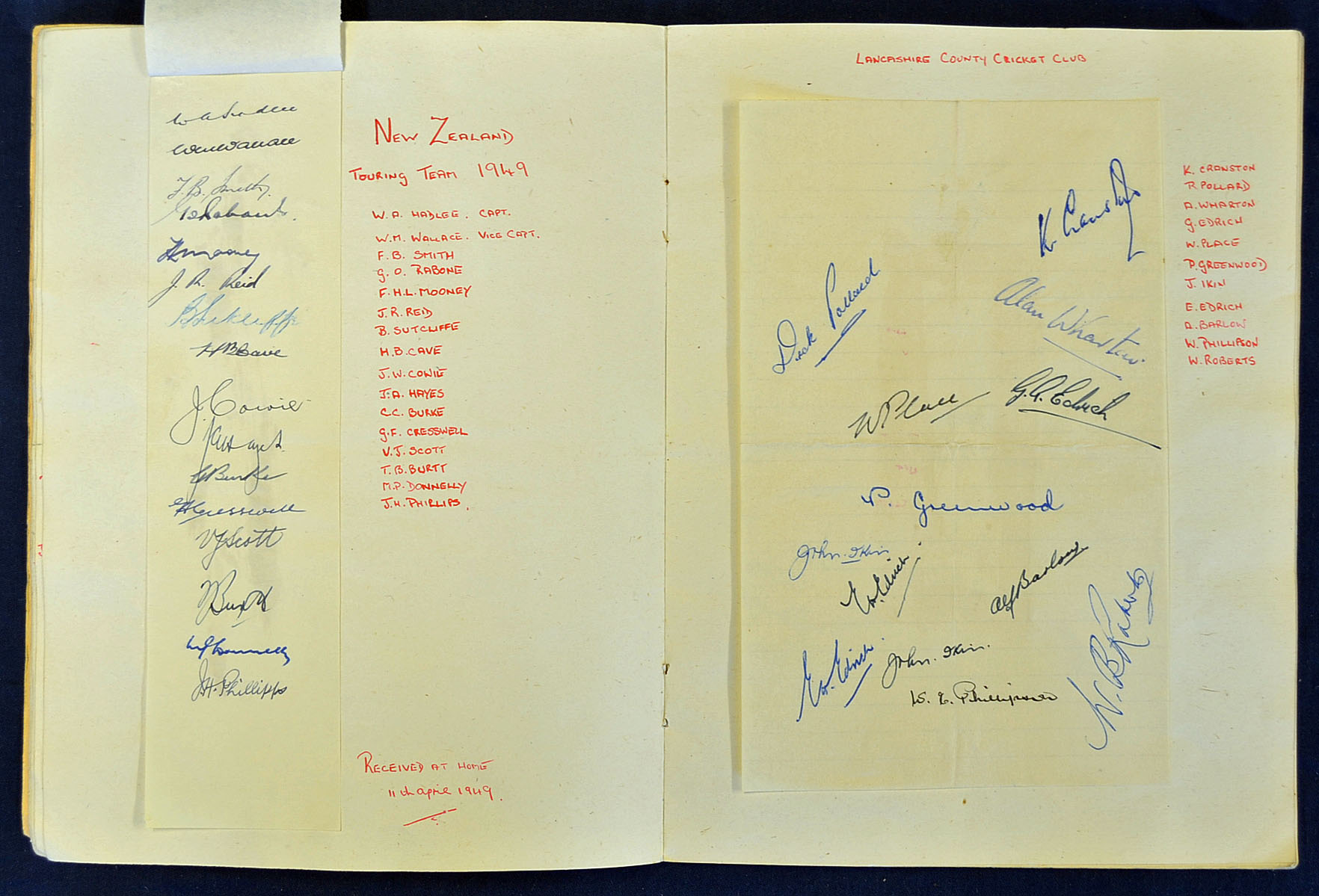 Very interesting Scrapbook of autographs relating to cricket football and rugby^ majority are - Image 2 of 3