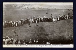 1905 International Golf Match St Andrews postcard c1905 - titled 
