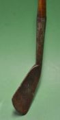Early unnamed curved smooth face general iron c1885 with 5
