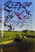1996 Open Golf Championship multi signed programme - played St Andrews signed by the winner Tom