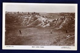 James Braid and Harry Vardon golfing postcard - titled 