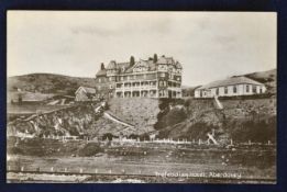 Scarce Aberdovey Golfing Railway Certificate postcard titled 