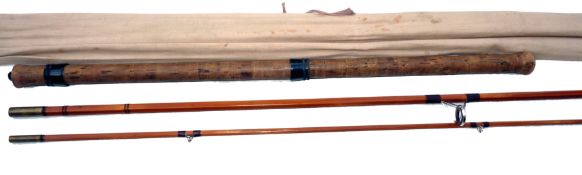 ROD: Chapman of Ware 500 Deluxe 10' 2 piece split cane Avon rod with 24