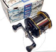 REEL: Abu Ambassadeur Ultra Mag XL3 multiplier reel, free spool, drag over cast adjuster, twin